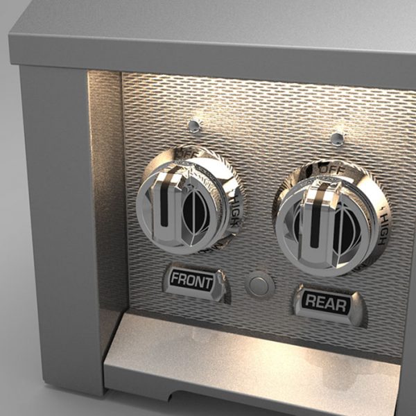 12" Hestan Outdoor Double Side Burner - AGB122