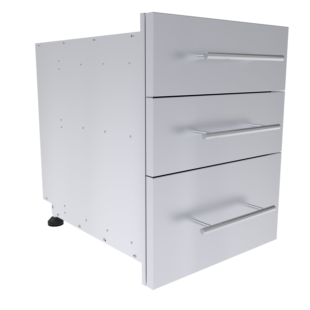 Designer Series 23"Height Multi-Configurable Triple Drawer w/Self-Leveling Legs