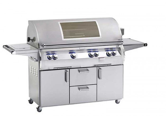 Fire Magic Echelon Diamond E1060s 48-inch Portable Grill with Single Side Burner (Analog) E1060S-8EA-62