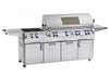 Fire Magic Echelon Diamond E1060s 48-inch Cabinet Cart Grill with Power Burner (Analog) E1060S-8EA-51
