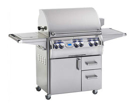 Fire Magic Echelon Diamond E660s 30-inch Portable Grill with Single Side Burner (Digital) E660s-8E1-62