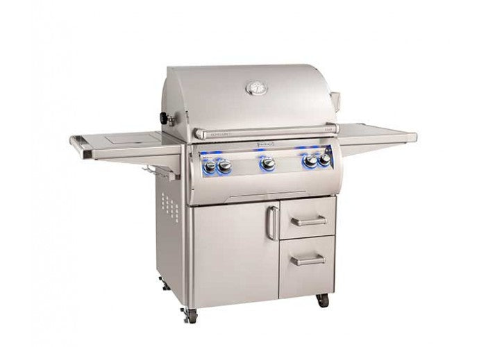 Fire Magic Echelon Diamond E660s 30-inch Portable Grill with Single Side Burner (Analog) E660s-8EA-62