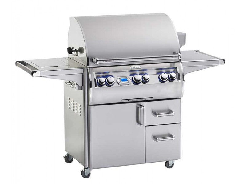 Fire Magic Echelon Diamond E790s 36-inch Portable Grill with Single Side Burner (Digital) E790s-8E1-62