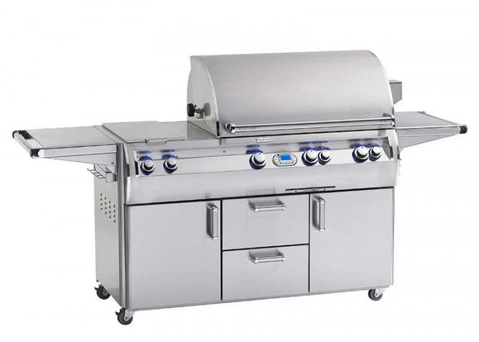Fire Magic Echelon Diamond E790s 36-inch Cabinet Cart Grill with Double Side Burner (Digital) E790s-8E1-71