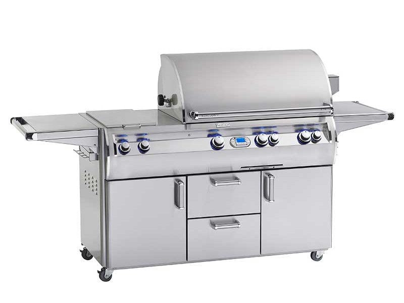 Fire Magic Echelon Diamond E790s 36-inch Cabinet Cart Grill with Double Side Burner (Digital) E790s-8E1-71
