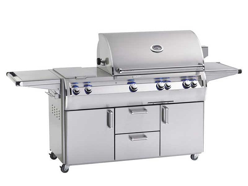 Fire Magic Echelon Diamond E790s 36-inch Cabinet Cart Grill with Double Side Burner (Analog) E790s-8EA-71