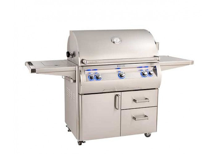 Fire Magic Echelon Diamond E790s 36-inch Portable Grill with Single Side Burner (Analog) E790s-8EA-62