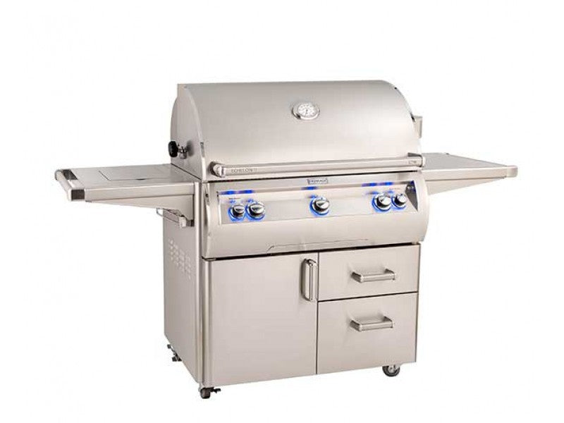 Fire Magic Echelon Diamond E790s 36-inch Portable Grill with Single Side Burner (Analog) E790s-8EA-62