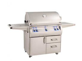Fire Magic Echelon Diamond E790s 36-inch Portable Grill with Single Side Burner (Analog) E790s-8EA-62