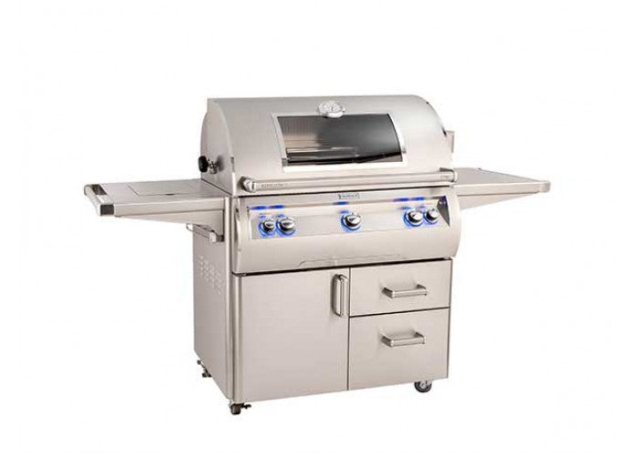 Fire Magic Echelon Diamond E790s 36-inch Portable Grill with Single Side Burner (Analog) E790s-8EA-62