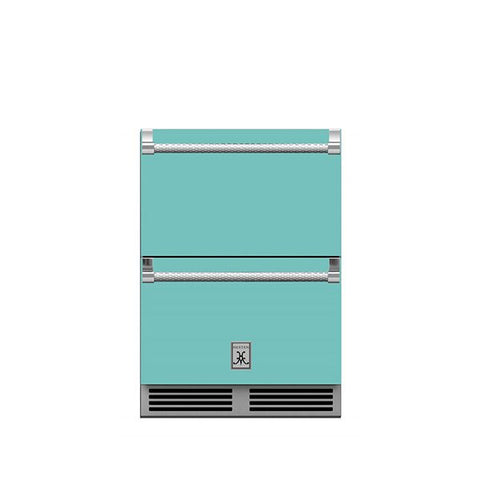 Image of 24" Hestan Outdoor Refrigerator Drawer and Freezer Drawer - GRF Series