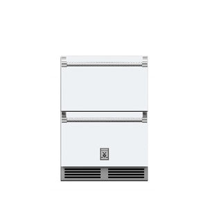 24" Hestan Outdoor Refrigerator Drawer and Freezer Drawer - GRF Series