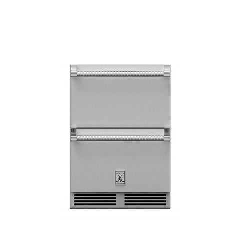 Image of 24" Hestan Outdoor Refrigerator Drawer and Freezer Drawer - GRF Series