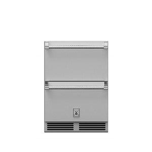 24" Hestan Outdoor Refrigerator Drawer and Freezer Drawer - GRF Series