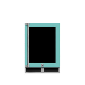 24" Hestan Outdoor Undercounter Refrigerator (Glass Door) - GRGR Series