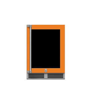 24" Hestan Outdoor Dual Zone Refrigerator with Wine Storage (UV-Coated Glass Door) - GRWG Series