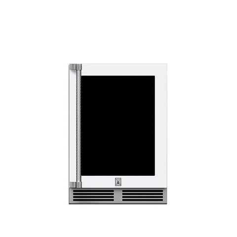 Image of 24" Hestan Outdoor Dual Zone Refrigerator with Wine Storage (UV-Coated Glass Door) - GRWG Series