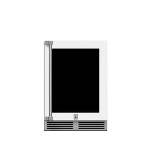 24" Hestan Outdoor Undercounter Refrigerator (Glass Door) - GRGR Series