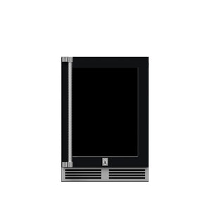 24" Hestan Outdoor Undercounter Refrigerator (Glass Door) - GRGR Series