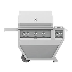36" Hestan Outdoor Deluxe Grill with Rotisserie Kit