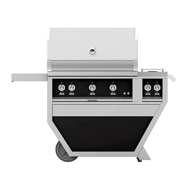 36" Hestan Outdoor Deluxe Grill with Rotisserie Kit