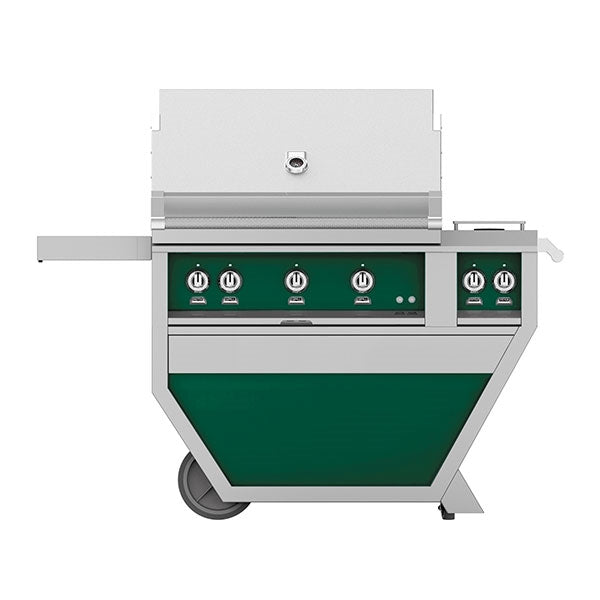 36" Hestan Outdoor Deluxe Grill with Rotisserie Kit