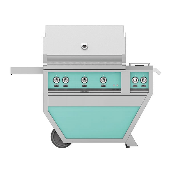 36" Hestan Outdoor Deluxe Grill with Rotisserie Kit