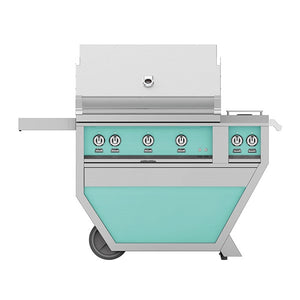 36" Hestan Outdoor Deluxe Grill with Rotisserie Kit
