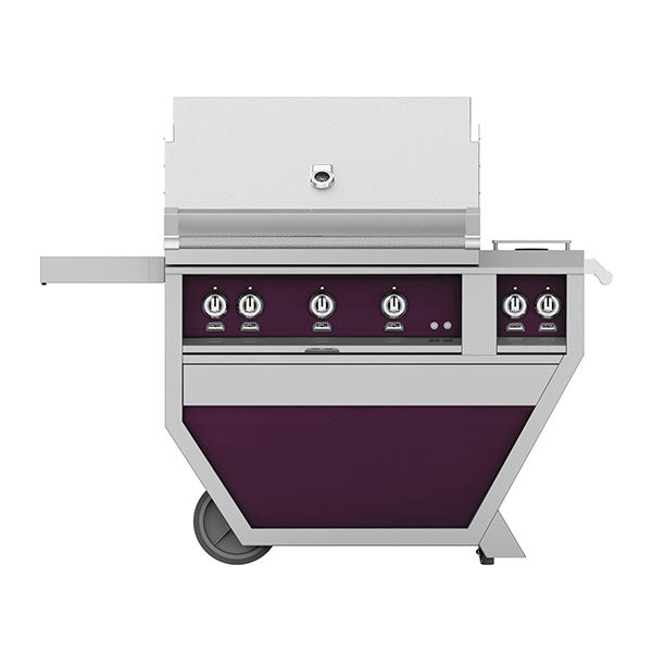 36" Hestan Outdoor Deluxe Grill with Rotisserie Kit
