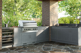 WeatherStrong Key West L-Shaped Kitchen Cabinet