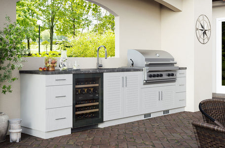 WeatherStrong KeyWest One Wall Kitchen Cabinet