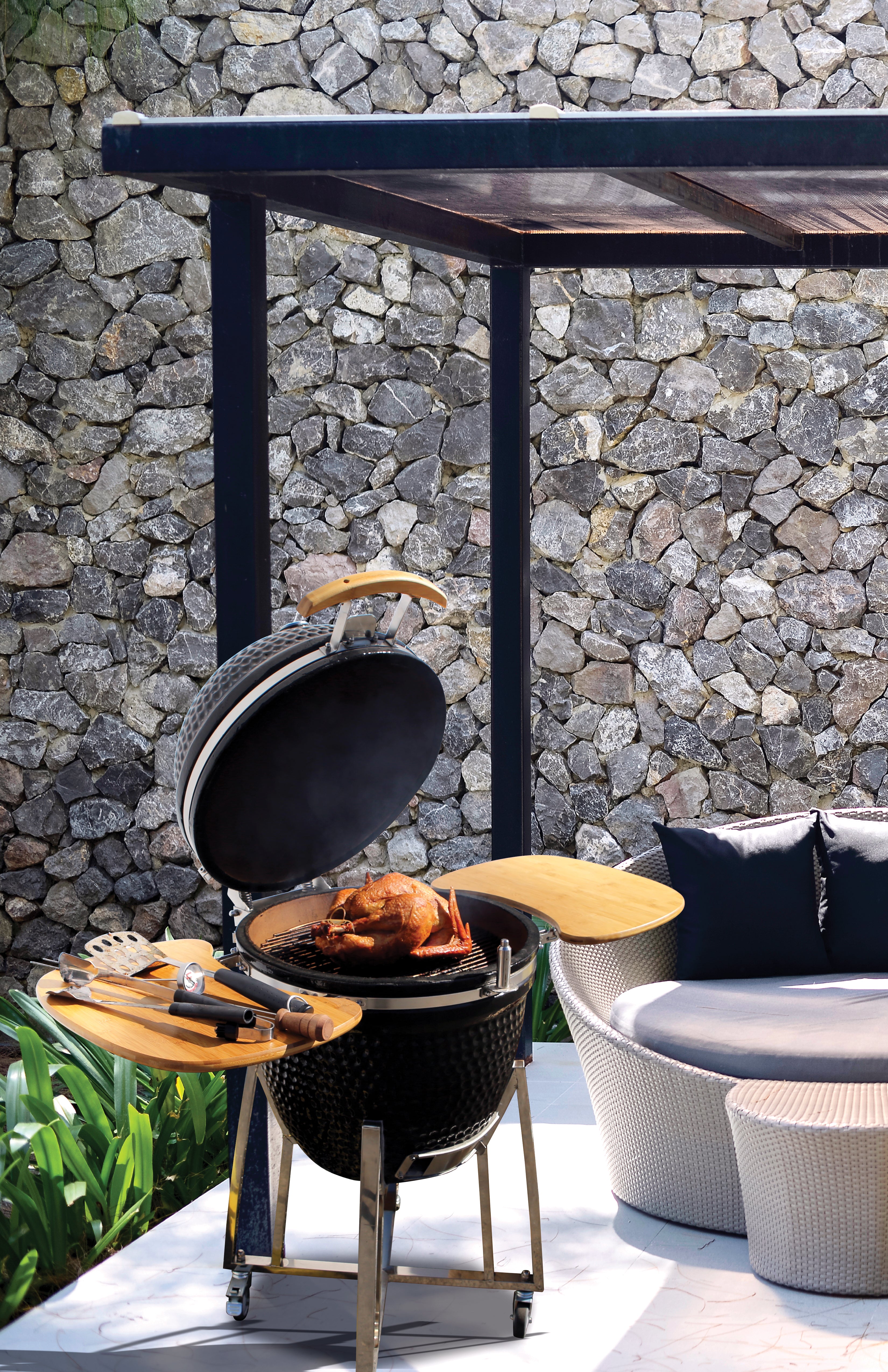 Blaze Freestanding Grill Cart for Kamado Grill