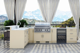 WeatherStrong Miami L-Shaped Kitchen Cabinet