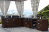 WeatherStrong Miami L-Shaped Kitchen Cabinet