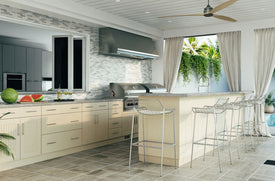 WeatherStrong Naples Galley Kitchen Cabinet