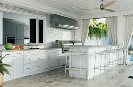 WeatherStrong Naples Galley Kitchen Cabinet