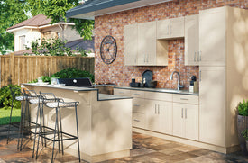 WeatherStrong Palm Beach Galley with Wall Kitchen Cabinet