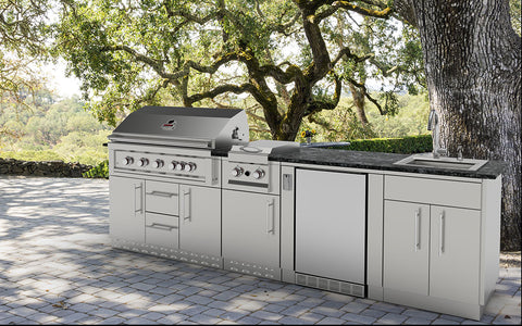 Image of 10' Long Deluxe Outdoor Cabinet Package