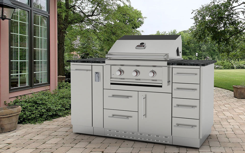 Sunstone 5' 5.5" Long Mini Outdoor Cabinet Package