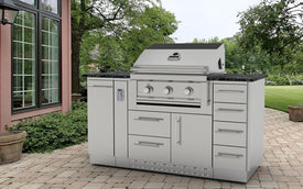 Sunstone 5' 5.5" Long Mini Outdoor Cabinet Package