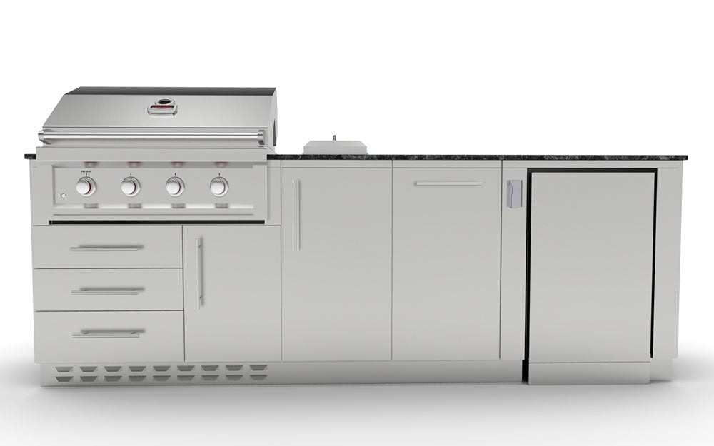 9' Long Intermediate Outdoor Cabinet Package