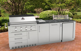 9' Long Intermediate Outdoor Cabinet Package