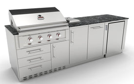 9' Long Intermediate Outdoor Cabinet Package