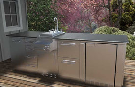 Savana 8' 6" length Wet Bar Outdoor Cabinet Package