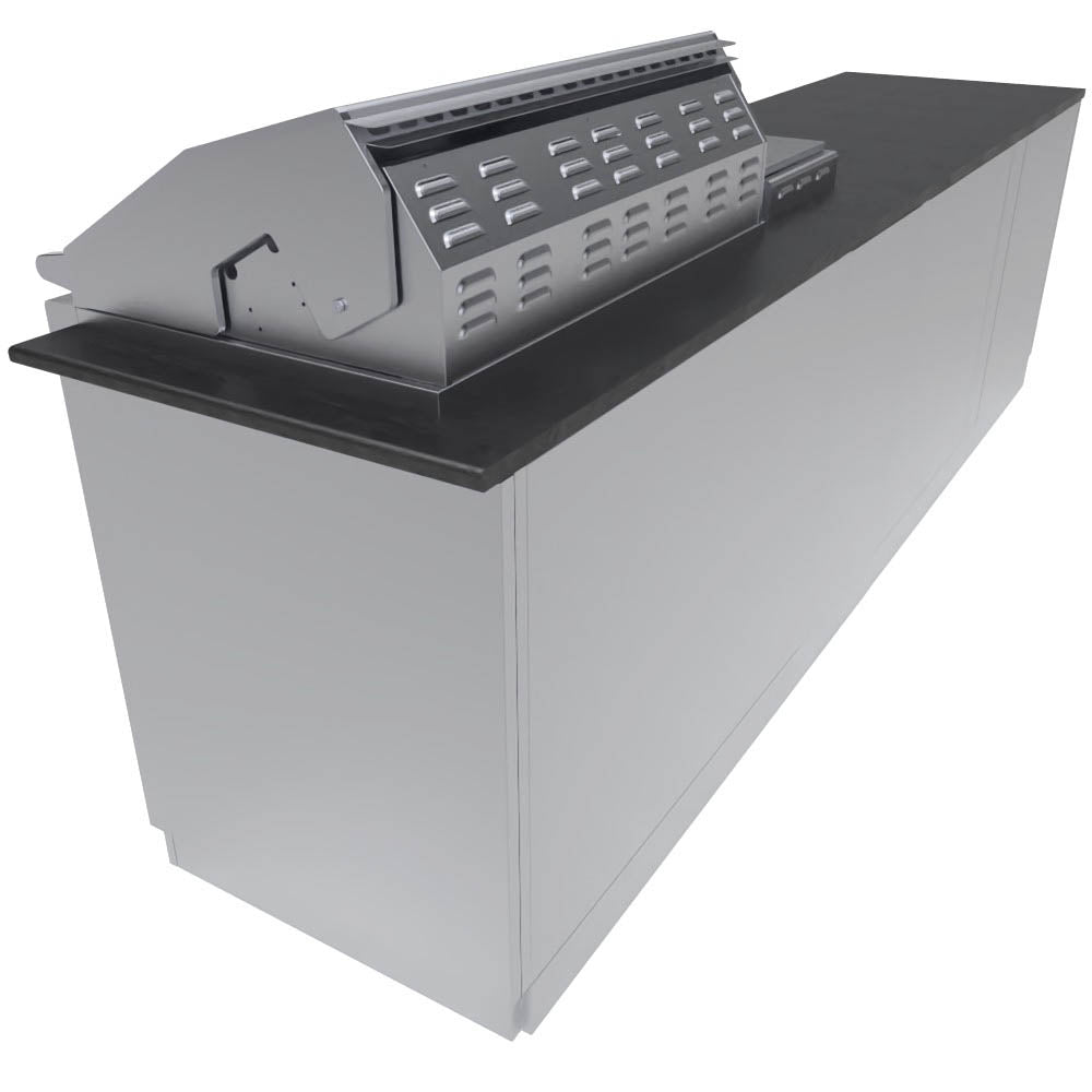 The Brazos 10 Foot Cabinet Island Package