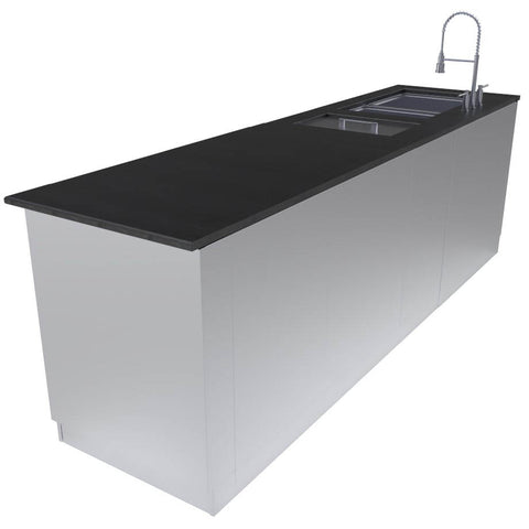 Image of Galley 9 Foot Clean & Prep Cabinet Island Package