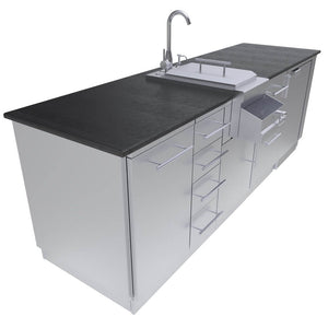 Savana 8' 6" length Wet Bar Outdoor Cabinet Package