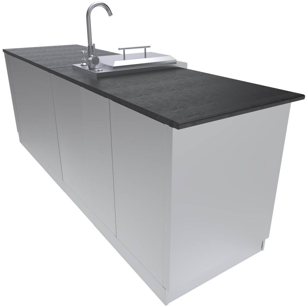 Savana 8' 6" length Wet Bar Outdoor Cabinet Package