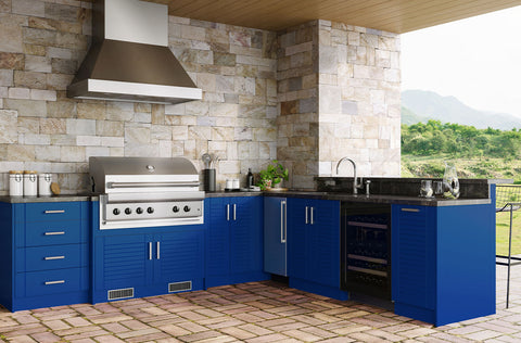Image of WeatherStrong Tampa L-Shaped Kitchen Cabinet