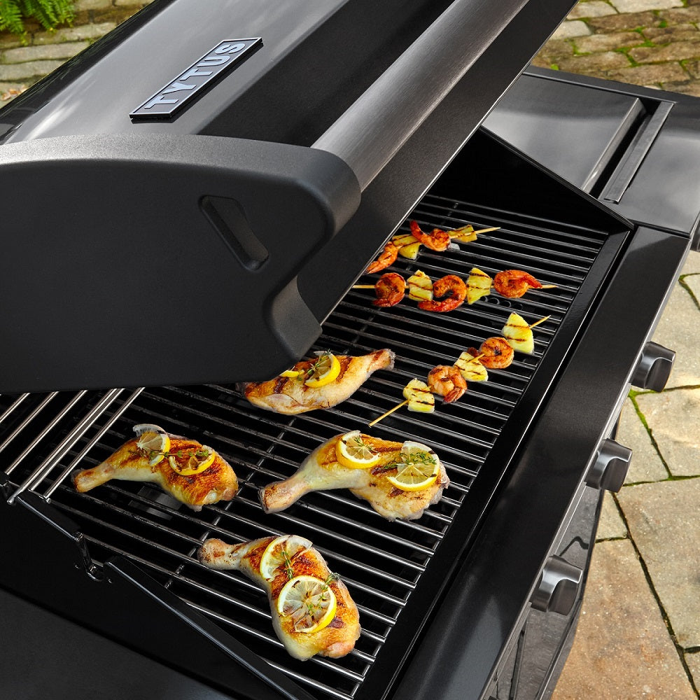 Tytus Black Stainless Steel 4-Burner Grill T400SSBLP